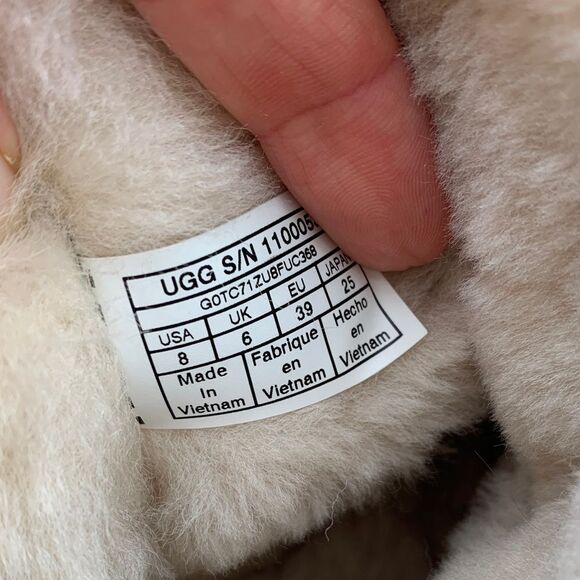 UGG Bailey Bow mini black glitter women’s size 8 like new condition - Picture 10 of 12